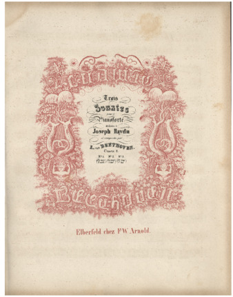 Piano Sonata no. 2 in A major, op. 2, no. 2, published by Arnold thumbnail