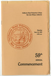 1965 Commencement program [front page] thumbnail