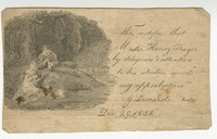 School certificate of appreciation for Henry Thayer thumbnail