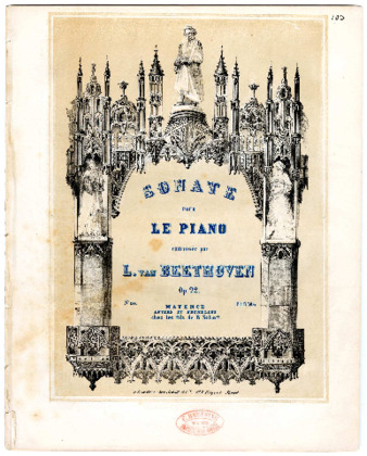 Sonate pour le piano composée par L. van Beethoven op. 22 thumbnail