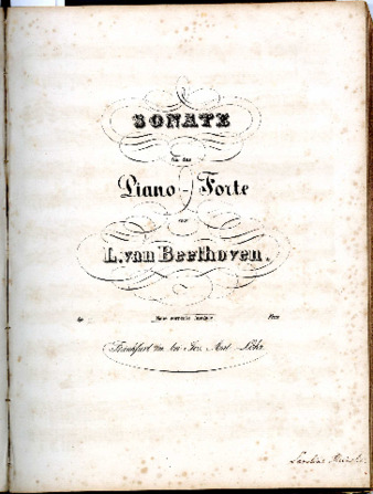 Sonate für das Piano-Forte von L. van Beethoven. Op. [7]. Neue correcte Ausgabe. thumbnail