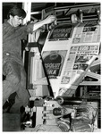 [Graphic Communication student Rich Berry at the web press] thumbnail