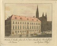 View of the Bischofshof on Stephansplatz in Vienna thumbnail