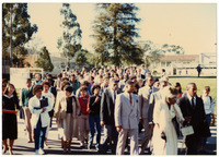 [MLK event march past Dexter Lawn] thumbnail