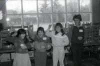 Children performing identical gestures thumbnail