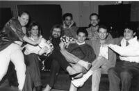 Jinny Hagopian, Billy DeFrank Center Director and friends at movie night thumbnail