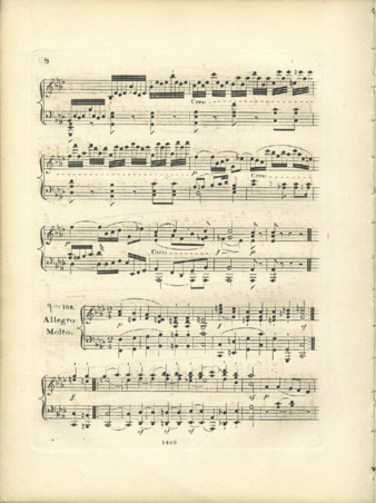 Triple concerto, op. 56, movt. 3 arranged for piano 4-hands (Kuhnel) thumbnail