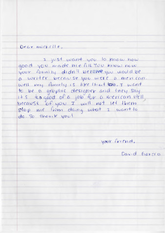 Letter from David Garcia thumbnail