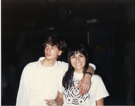 Michele Serros and friend thumbnail