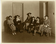 [Women seated in Monday Club] [front and back] thumbnail