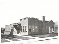 Unknown house outlined in ink. thumbnail