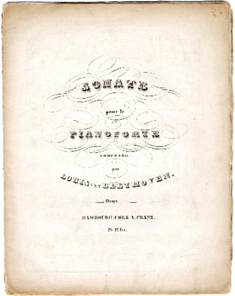 Sonate pour le pianoforte composée par Louis van Beethoven. Oeuv. [22] thumbnail