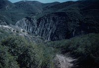 St. Francis Dam Site (showing slide on the east abutment) thumbnail