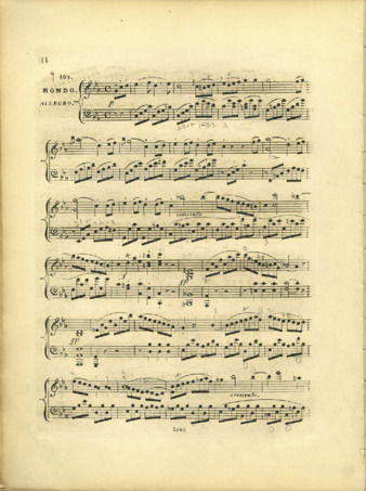 Variations for piano on Nel cor piu no mi sento, WoO 70, published by Paez thumbnail