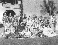 Students pose in costume thumbnail