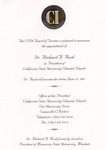 Announcement of Dr. Richard Rush as President of CSUCI, 2001 thumbnail
