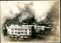View of San Francisco on fire thumbnail