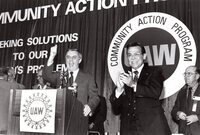 Vice President Walter Mondale and Hank Lacayo thumbnail