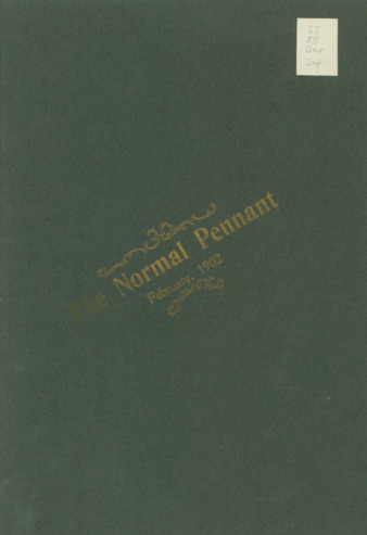 San Jose State Normal School Pennant 1902-02 (February 1902) thumbnail