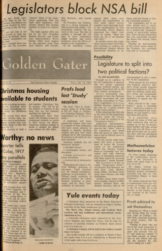 Golden Gater 13 December 1962 thumbnail