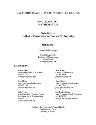 2004 CCTC Single Subject Math Proposal thumbnail
