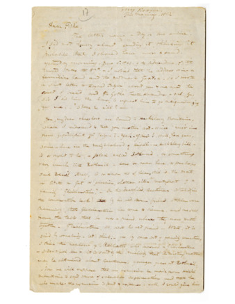 Autograph letter from A. W. Thayer to Fiske thumbnail