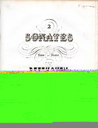 2 sonates pour le piano par Beethoven. Op. 31 ... No. [2] thumbnail