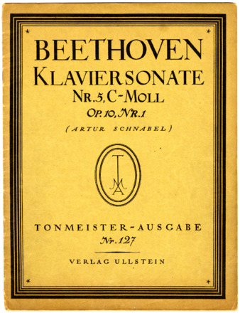 Piano sonata in C minor, op. 10, no. 1, edited by Schnabel thumbnail