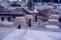 Gas station tanks, shell station on LaConte thumbnail