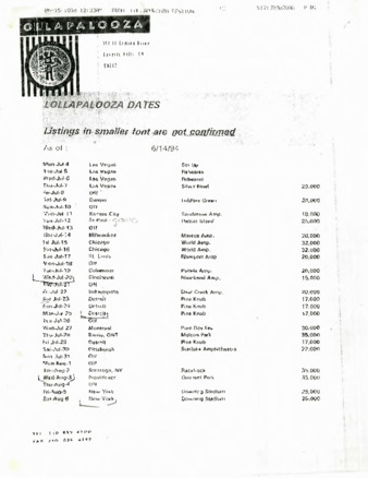 Lollapalooza Dates thumbnail