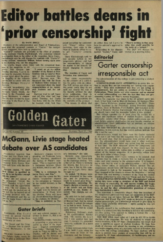 Golden Gater 21 April 1966 thumbnail