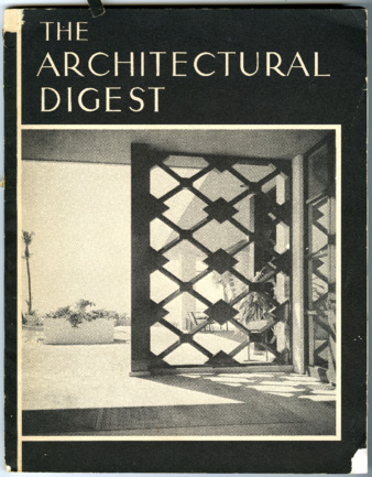 Residence of Mr. and Mrs. W. A. Moncrief, living area [magazine excerpt] thumbnail