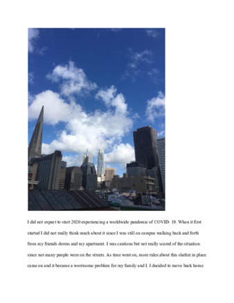 Kevin Lee COVID-19 Journal Entry thumbnail