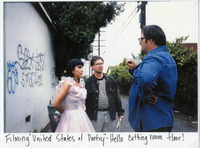 Michele Serros talking to filmmakers thumbnail