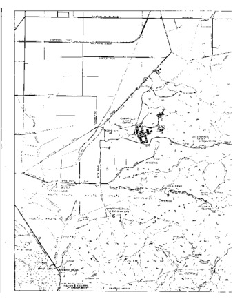Map of Area Surrounding Camarillo State Hospital (circa 1950) thumbnail