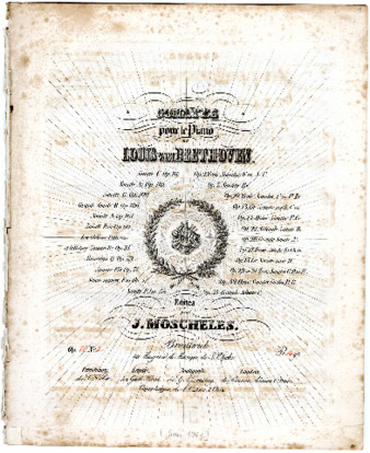 Sonates pour le piano : op. 10. Trois sonates ... F ... [no. 2] de Louis van Beethoven ; edites par J. Moscheles thumbnail