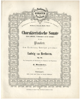 Piano sonata no. 26 in E-flat major, op. 81a, edited by Moscheles thumbnail
