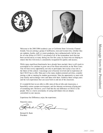2005-2006 CSUCI Catalog thumbnail