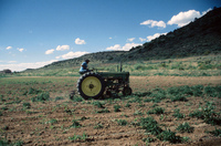 Tractor plowing and irrigation ditch 004 thumbnail