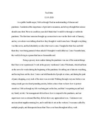 Tea Debie COVID-19 Narrative thumbnail