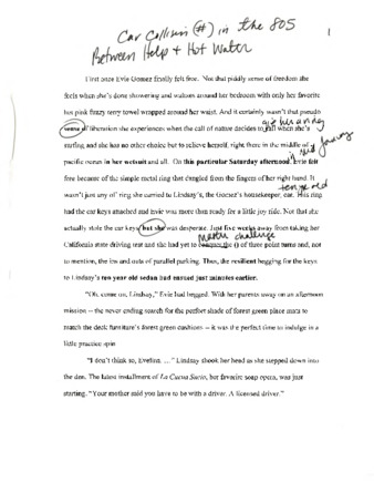 Rough draft of Honey Blonde Chica by Michele Serros thumbnail