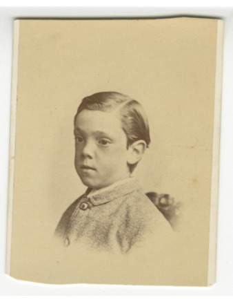 Portrait photograph of an unidentified male child (Boston, MA) thumbnail