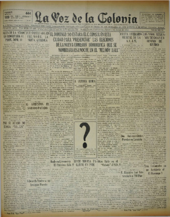 La Voz de la Colonia 7 de Junio 1928 thumbnail