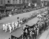 Boy scouts in a parade thumbnail