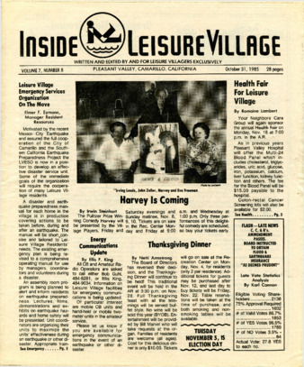 Inside Leisure Village Vol. 7 No. 8 thumbnail