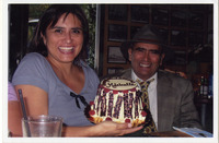 Michele Serros and her father thumbnail