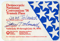 Democratic National Convention '76 Transit Pass thumbnail