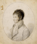 Portrait sketch of Beethoven by Felix Moscheles thumbnail