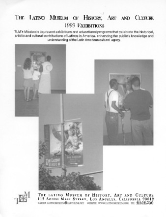 The Latino Museum of History, Art and Culture 1999 Exhibitions thumbnail