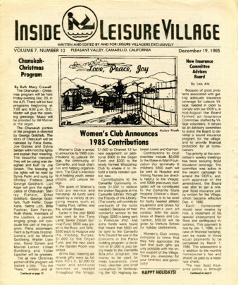 Inside Leisure Village Vol. 7 No. 10 thumbnail